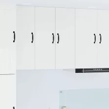   vidaXL Fali konyhaszekrény 2 pcs Fehér 30 x 31 x 80 cm Faanyag