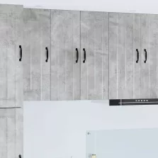   vidaXL Fali konyhaszekrény Beton Szürke 30 x 31 x 80 cm Faanyag