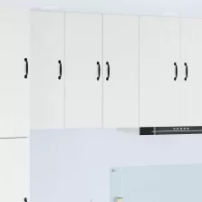   vidaXL Fali konyhaszekrény 2 pcs Magas Fényű Fehér 30 x 31 x 80 cm