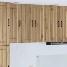   vidaXL Fali konyhaszekrény Artisan tölgy 30 x 31 x 80 cm Faanyag