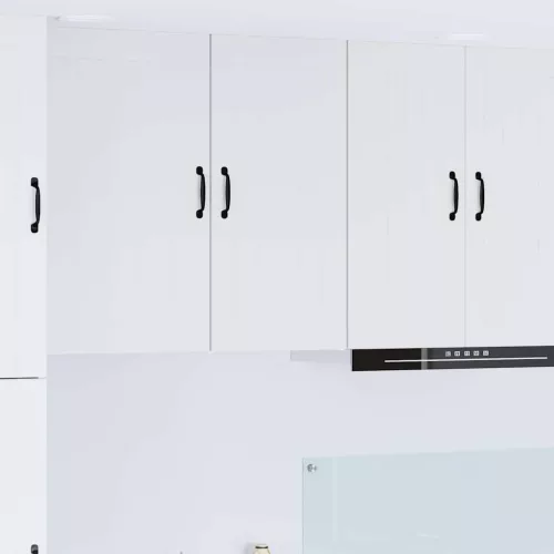 vidaXL Fali konyhaszekrény polcokkal Fehér 40 x 31 x 80 cm Faanyag