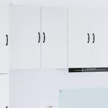   vidaXL Fali konyhaszekrény Magas Fényű Fehér 40 x 31 x 80 cm Faanyag