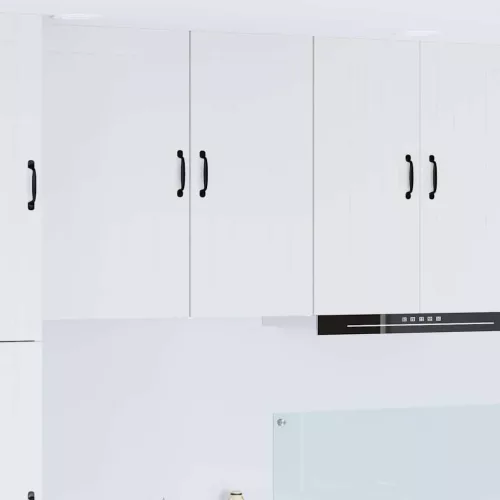 vidaXL Fali konyhaszekrény Magas Fényű Fehér 40 x 31 x 80 cm Faanyag