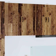   vidaXL Fali konyhaszekrény polcokkal Öreg fa 40 x 31 x 80 cm Faanyag