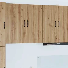   vidaXL Fali konyhaszekrény Artisan tölgy 40 x 31 x 80 cm Faanyag