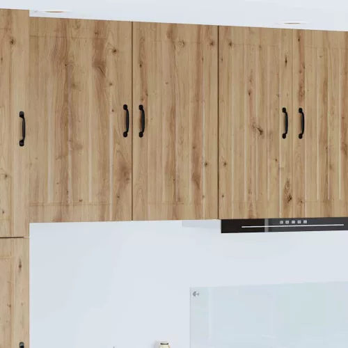 vidaXL Fali konyhaszekrény Artisan tölgy 40 x 31 x 80 cm Faanyag