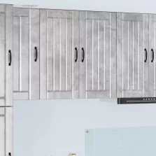 vidaXL Konyhaszekrény Beton Szürke 80 x 31 x 80 cm Faanyag