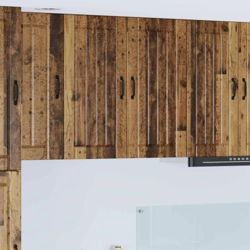 vidaXL Konyhaszekrény Öreg fa 80 x 31 x 80 cm Faanyag