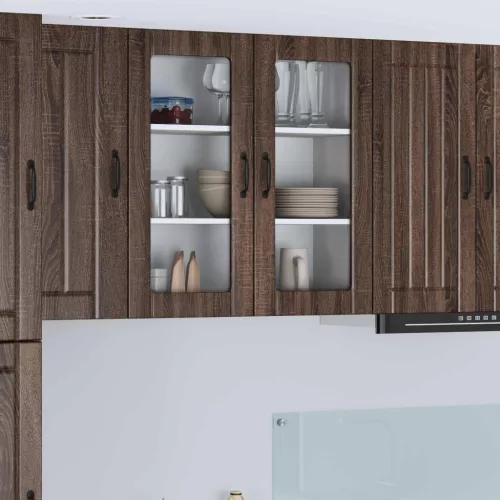 vidaXL Konyhaszekrény Barna Tölgy 80 x 31 x 80 cm Faanyag