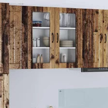 vidaXL Konyhaszekrény Öreg fa 80 x 31 x 80 cm Faanyag