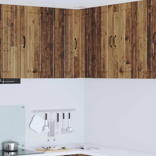 vidaXL Konyhaszekrény Öreg fa 57 x 57 x 80 cm Faanyag