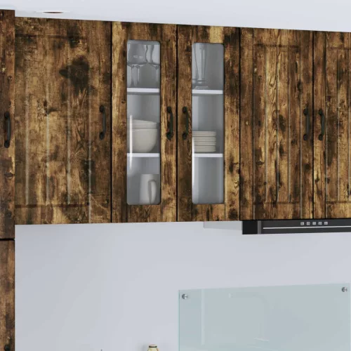 vidaXL Konyhaszekrény Füstölt tölgy 60 x 31 x 80 cm Faanyag