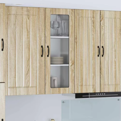 vidaXL Konyhaszekrény Sonoma tölgy 40 x 31 x 100 cm Faanyag