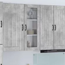   vidaXL Konyhaszekrény Beton Szürke 40 x 31 x 100 cm Faanyag