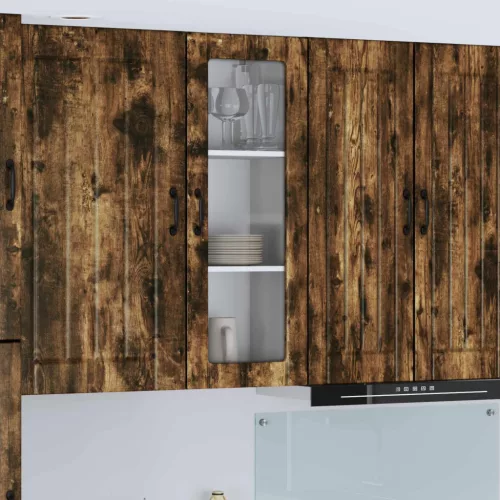 vidaXL Konyhaszekrény Füstölt tölgy 40 x 31 x 100 cm Faanyag