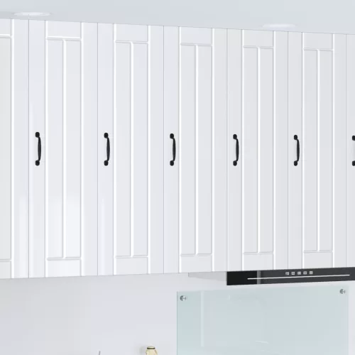 vidaXL Konyhaszekrény Magas Fényű Fehér 30 x 31 x 100 cm Faanyag