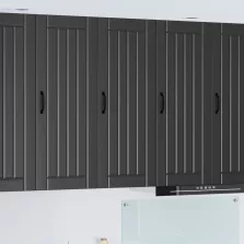 vidaXL Konyhaszekrény Fekete 40 x 31 x 100 cm Faanyag
