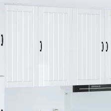   vidaXL Konyhaszekrény Magas Fényű Fehér 50 x 31 x 100 cm Faanyag