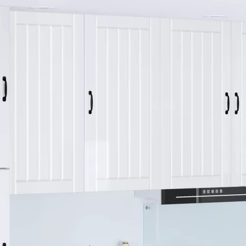 vidaXL Konyhaszekrény Magas Fényű Fehér 50 x 31 x 100 cm Faanyag