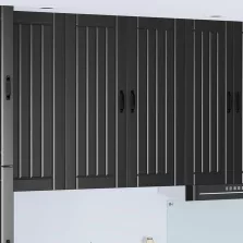 vidaXL Konyhaszekrény Fekete 80 x 31 x 100 cm Faanyag