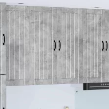   vidaXL Konyhaszekrény Beton Szürke 80 x 31 x 100 cm Faanyag