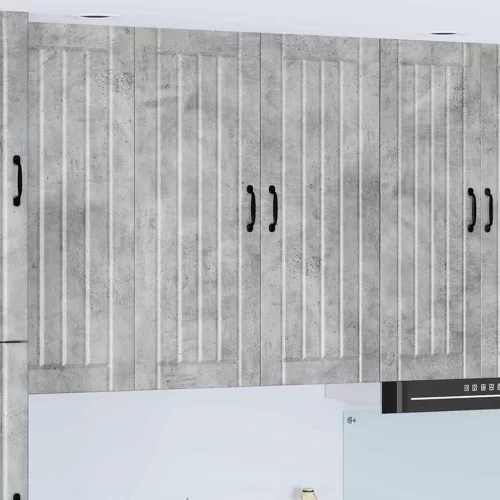 vidaXL Konyhaszekrény Beton Szürke 80 x 31 x 100 cm Faanyag