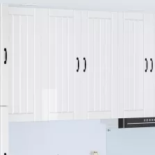   vidaXL Konyhaszekrény Magas Fényű Fehér 80 x 31 x 100 cm Faanyag