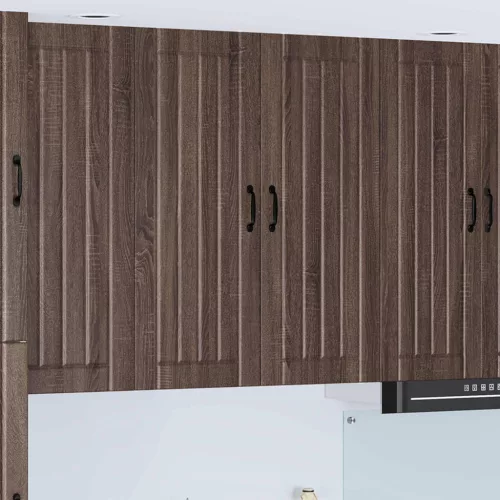 vidaXL Fali konyhaszekrény Barna Tölgy 80 x 31 x 100 cm Faanyag