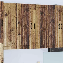 vidaXL Konyhaszekrény Öreg fa 80 x 31 x 100 cm Faanyag