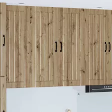   vidaXL Konyhaszekrény Artisan tölgy 80 x 31 x 100 cm Faanyag