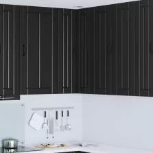 vidaXL Konyhaszekrény Fekete 57 x 57 x 100 cm Faanyag