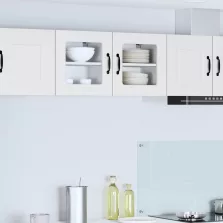   vidaXL Konyhaszekrény polcokkal 2 pcs Fehér 40 x 31 x 40 cm Faanyag