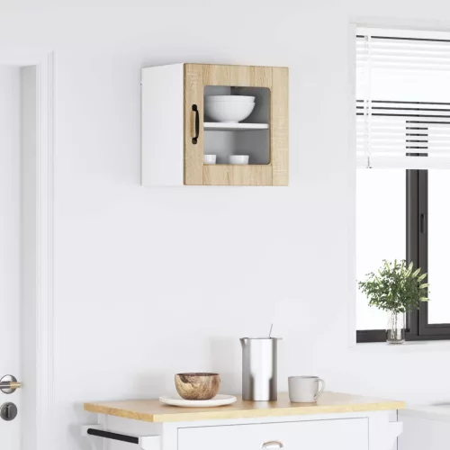 vidaXL Konyhaszekrény polcokkal Sonoma tölgy 40 x 31 x 40 cm Faanyag