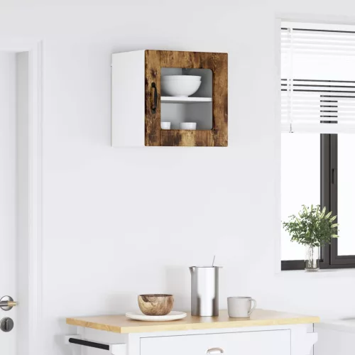 vidaXL Konyhaszekrény polcokkal Füstölt tölgy 40 x 31 x 40 cm Faanyag