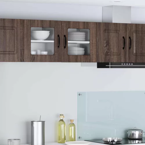 vidaXL Konyhaszekrény 2 pcs Barna Tölgy 40 x 31 x 40 cm Faanyag