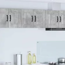   vidaXL Konyhaszekrény polcokkal Beton Szürke 30 x 31 x 40 cm Faanyag