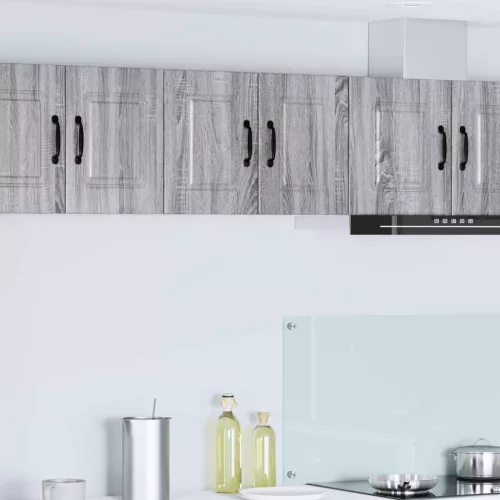 vidaXL Konyhaszekrény 2 pcs Szürke Sonoma 30 x 31 x 40 cm Faanyag