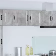   vidaXL Konyhaszekrény polcokkal Beton Szürke 40 x 31 x 40 cm Faanyag