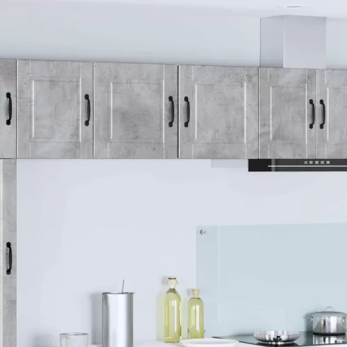 vidaXL Konyhaszekrény 2 pcs Beton Szürke 40 x 31 x 40 cm Faanyag