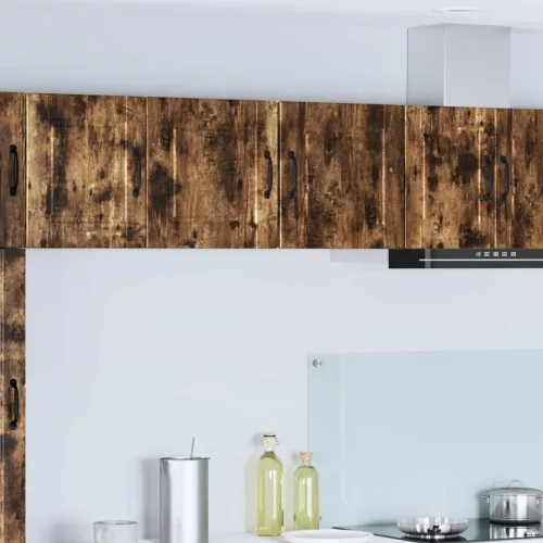 vidaXL Konyhaszekrény 2 pcs Füstölt tölgy 40 x 31 x 40 cm Faanyag