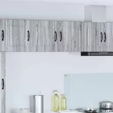   vidaXL Konyhaszekrény 2 pcs Szürke Sonoma 40 x 31 x 40 cm Faanyag