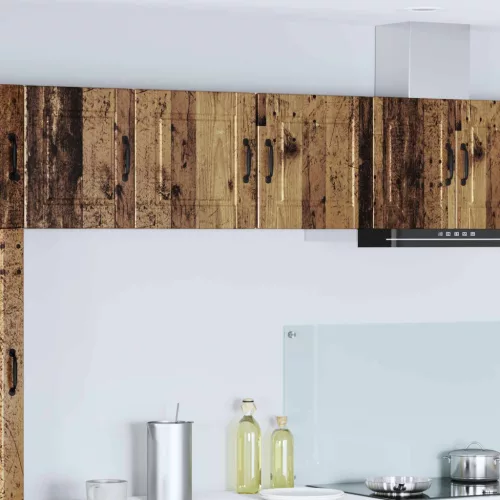 vidaXL Konyhaszekrény polcokkal Öreg fa 40 x 31 x 40 cm Faanyag