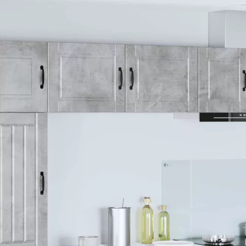 vidaXL Konyhaszekrény 2 pcs Beton Szürke 50 x 31 x 40 cm Faanyag