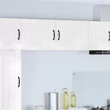   vidaXL Konyhaszekrény 2 pcs Magas Fényű Fehér 50 x 31 x 40 cm Faanyag