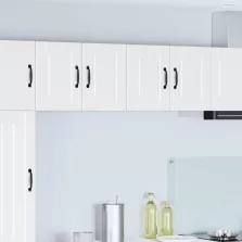   vidaXL Konyhaszekrény polcokkal 2 pcs Fehér 60 x 31 x 40 cm Faanyag