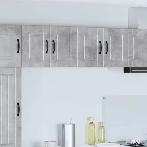 vidaXL Konyhaszekrény polcokkal Beton Szürke 60 x 31 x 40 cm Faanyag