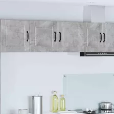   vidaXL Konyhaszekrény polcokkal Beton Szürke 80 x 31 x 40 cm Faanyag