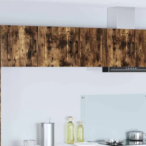 vidaXL Konyhaszekrény polcokkal Füstölt tölgy 80 x 31 x 40 cm Faanyag