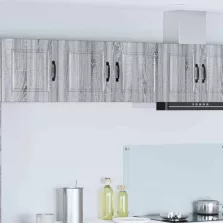   vidaXL Konyhaszekrény polcokkal Szürke Sonoma 80 x 31 x 40 cm Faanyag