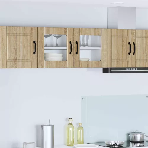 vidaXL Konyhaszekrény polcokkal Sonoma tölgy 80 x 31 x 40 cm Faanyag